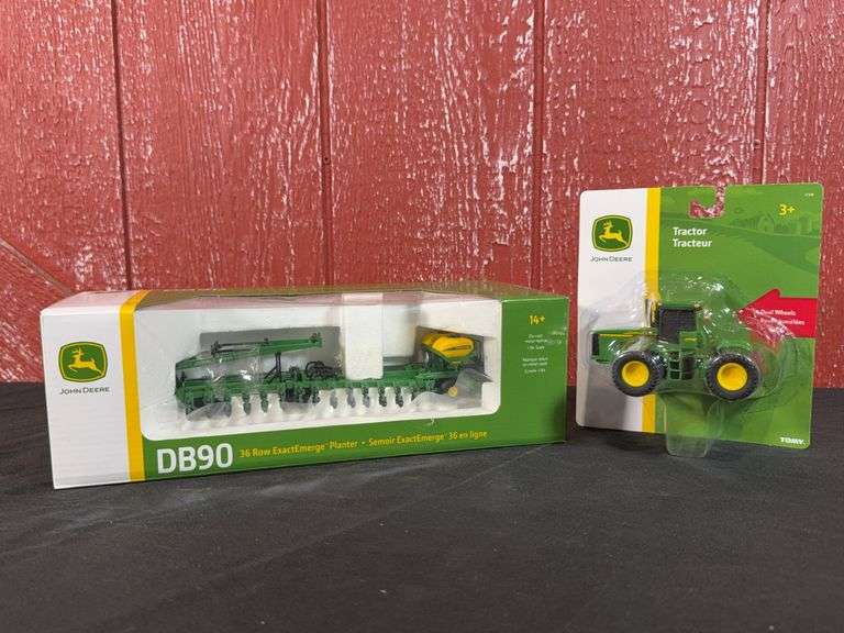 (2) 1/64 John Deere 4wd + DB90 Planter NIB image
