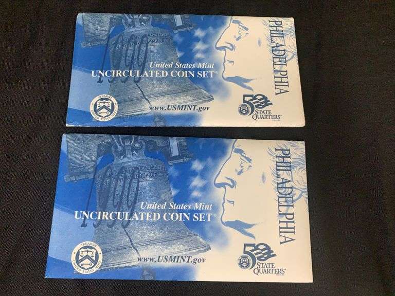 U.S Mint uncirculated Coin Sets 1999 Philadelphia State Quarters image
