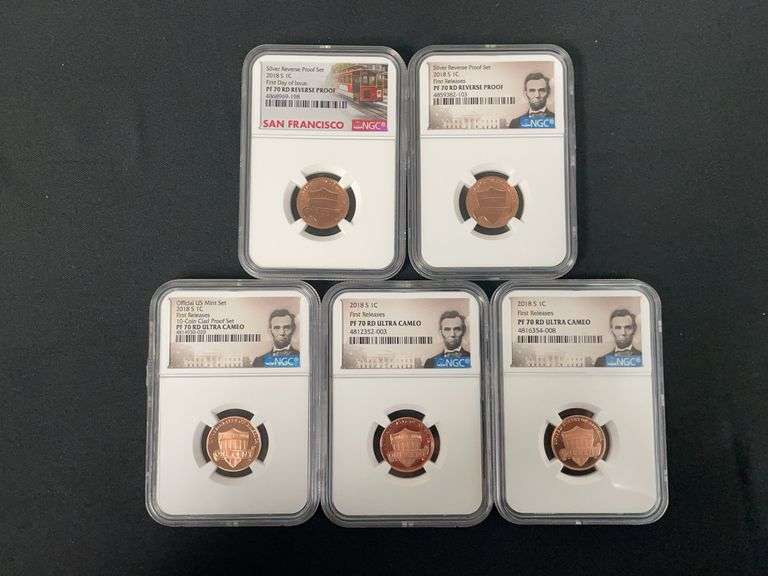 Lincoln Cent 2018 First Release PF 70 Ultra Cameo, 2018 First/Early Release PF70 Reverse Proof image