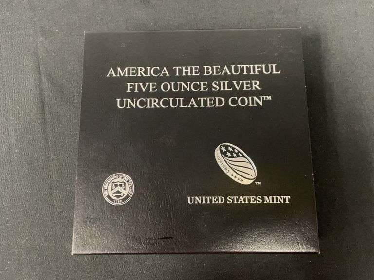 America The Beautiful 5oz Coin Silver image