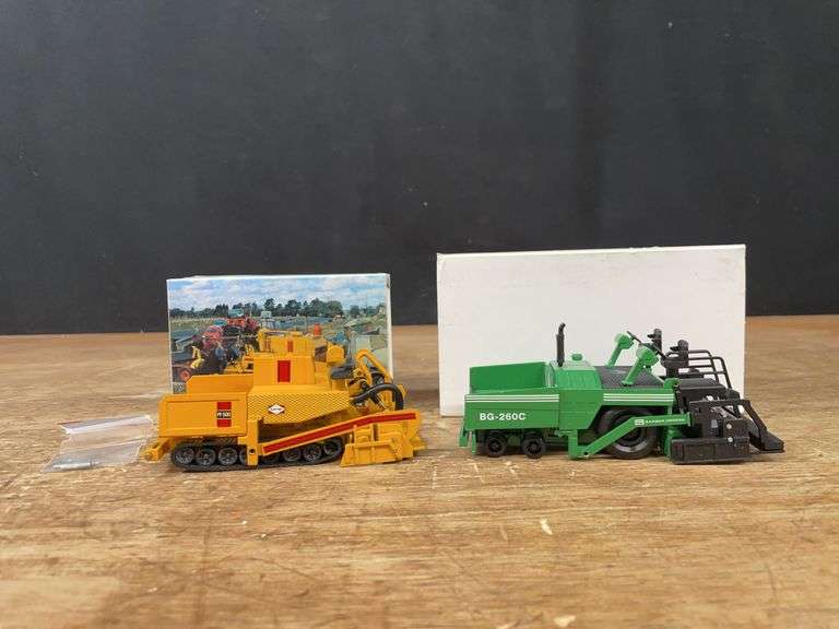 (2) 1/50 Barber-Greene + Blaw-Knox Pavers NIB NZG image