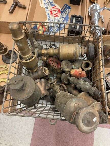 Steam Whistle, Lubricators, and Brass Fittings image