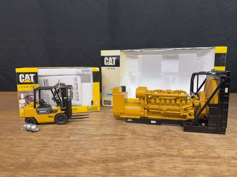 (2) 1/25 Caterpillar 3516B Genset + GP25K Forklift Norscot image
