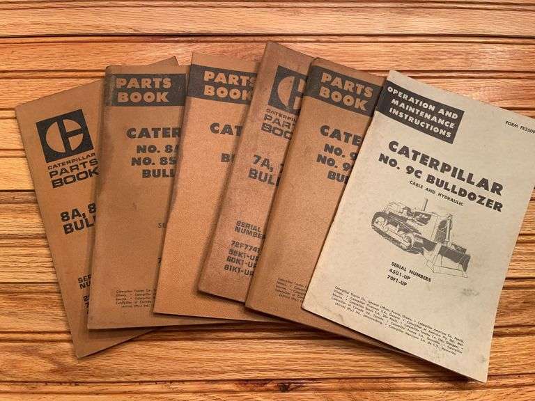 (6) Caterpillar Bulldozer Manuals image