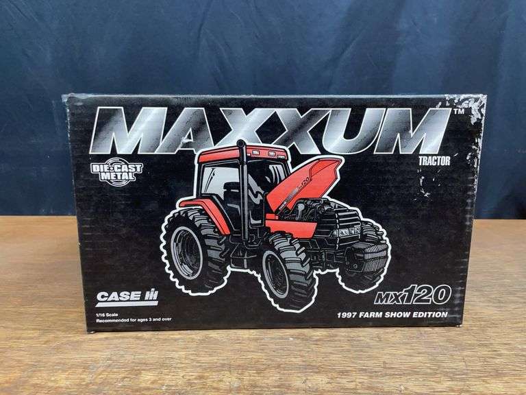 1/16 Case-IH Maxxum MX120 1997 Farm Show NIB Ertl image
