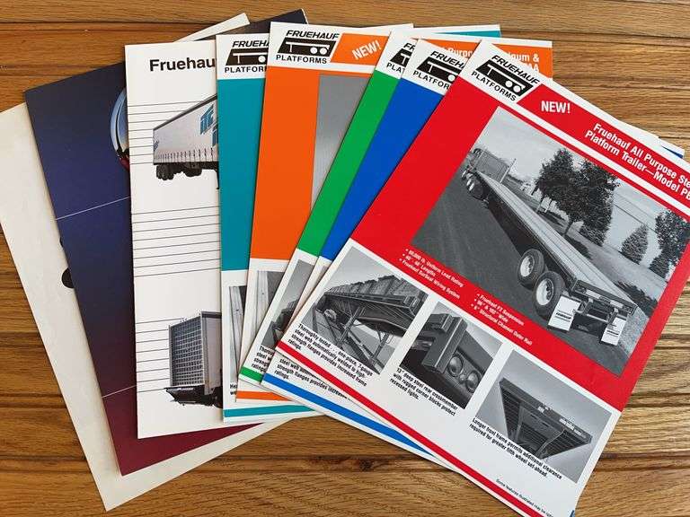 (8) Fruehauf Trailer Sales Literature image