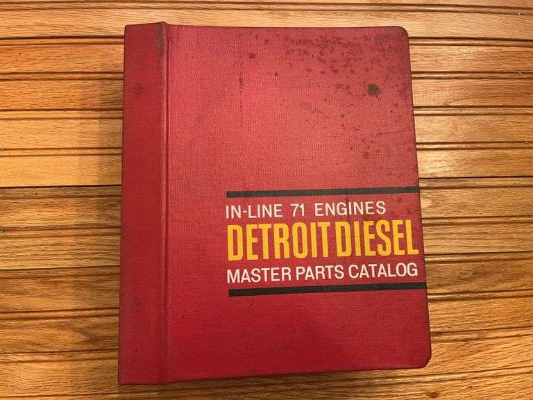 Detroit Diesel 71 Engines Parts Catalog image