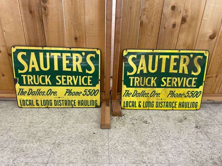 (2) Sauter’s Truck Service Single Sided Signs image