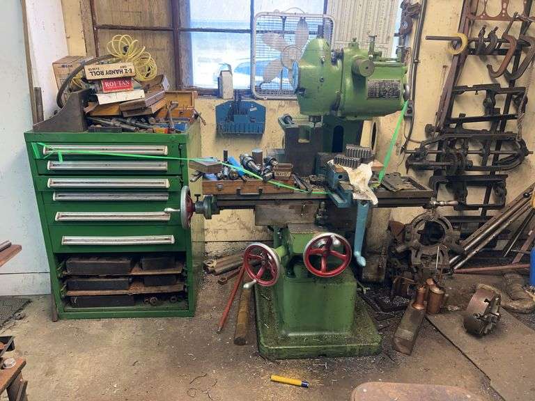 Mill And Toolbox With Bits And Mill Tools image