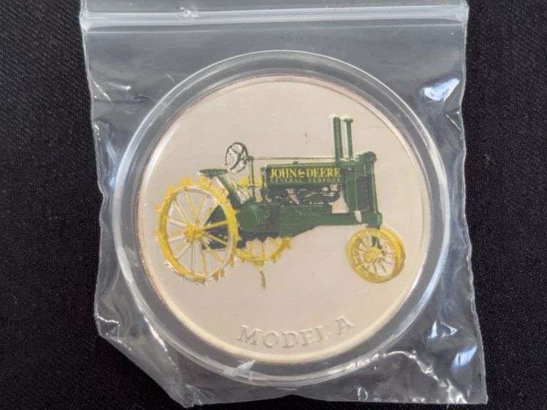 John Deere Model A .999 Fine Silver Coin image