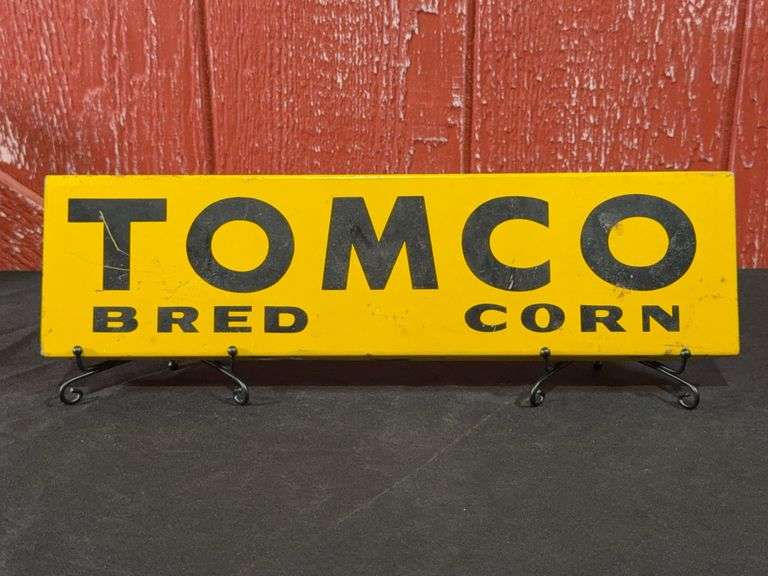 TOMCO Bred Corn Spinner Sign image