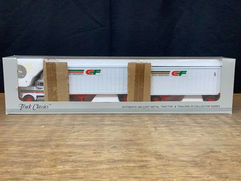 1/53 CF Semi w/Double Trailers NIB Tonkin image