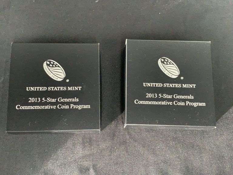 US Mint Silver Dollar 2013 5-Star Generals Commemorative image