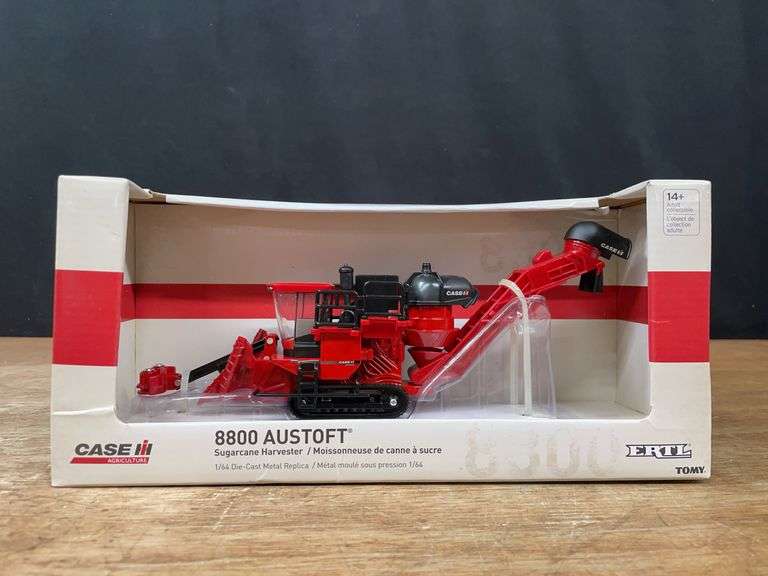 1/64 Case-IH 8800 Austoft Sugarcane Harvester NIB Ertl image