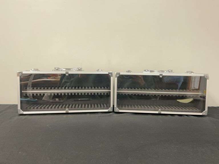 (2) Aluminum Slab Coin Carriers image