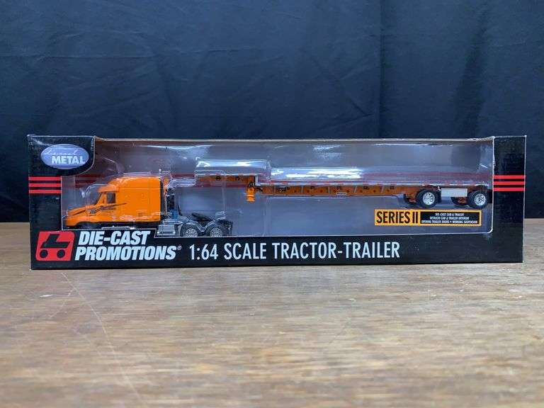1/64 Schneider Flatbed Semi NIB DCP image