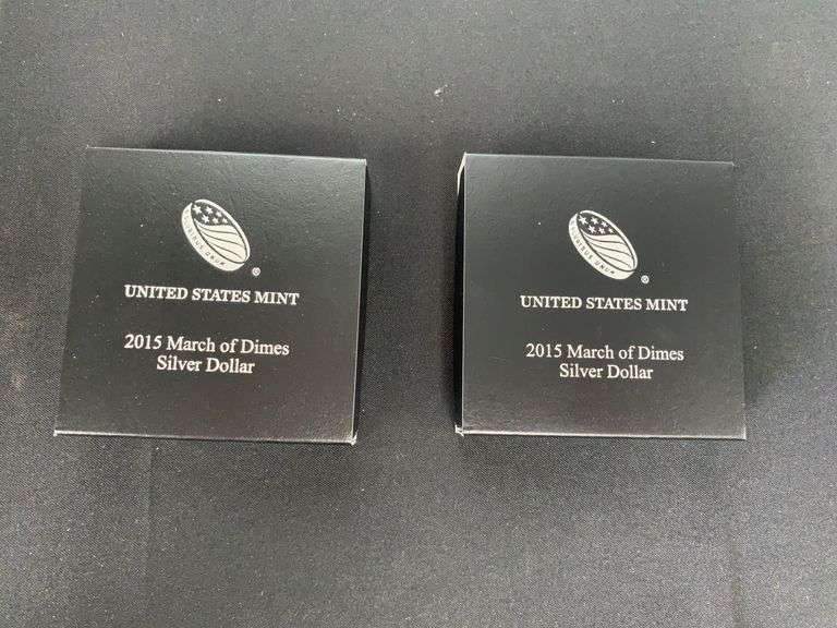 US Mint Silver Dollar 2015 March of Dimes image