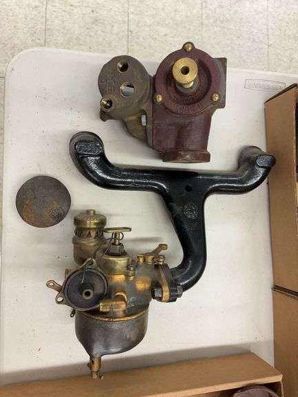 International Harvester Mixer Valve and Brass Holley Carbeurator image