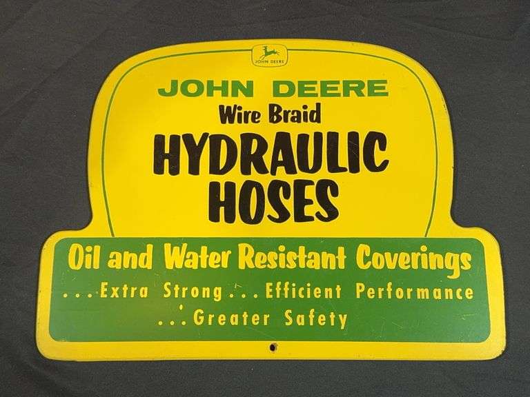 John Deere Hydraulic Hoses DS Masonite Sign image