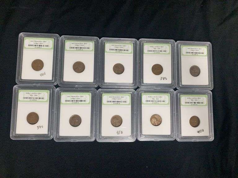 Lincoln Cents International Numismatic Bureau (INB) Slabbed/Circulated image