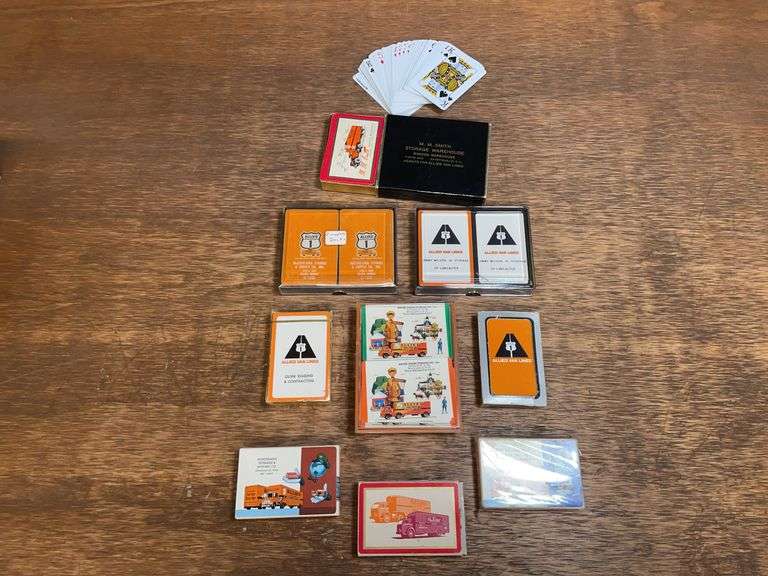 (10) Allied Van Lines Playing Cards image