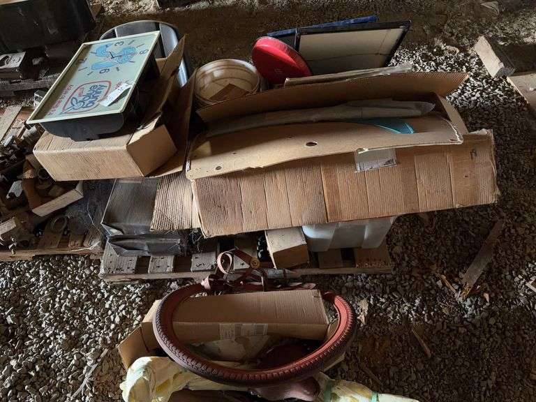 Signs, Bike Parts, And Interior parts image