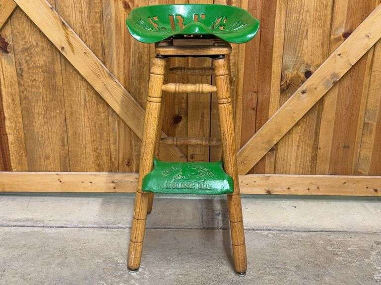 John Deere Cast Iron Seat Stool image