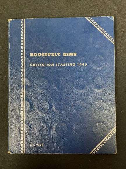 Roosevelt Dime Blue Book Collection Starting 1946 image
