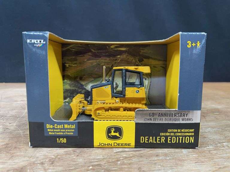 1/50 John Deere 650J Crawler 60th Annversar Dealer NIB Ertl image