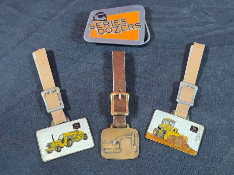 (4) John Deere Industrial Belt Buckle + Watch Fobs image