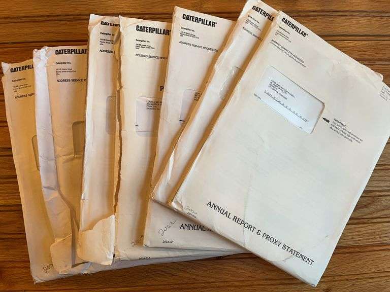 (7) Caterpillar Annual Reports image