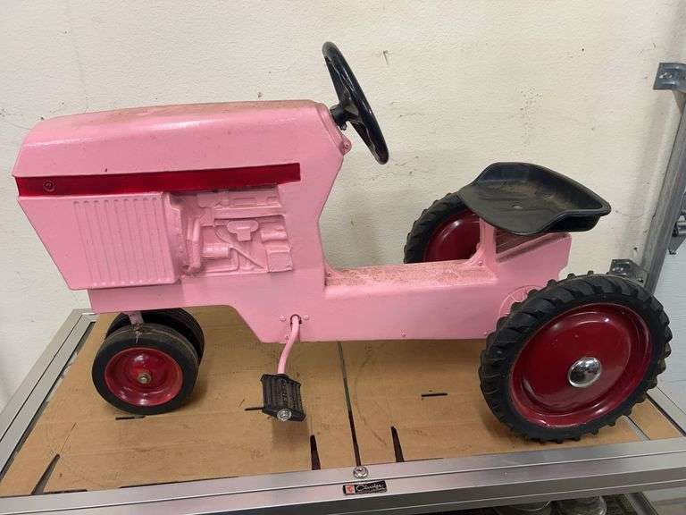Pink Pedal Tractor image