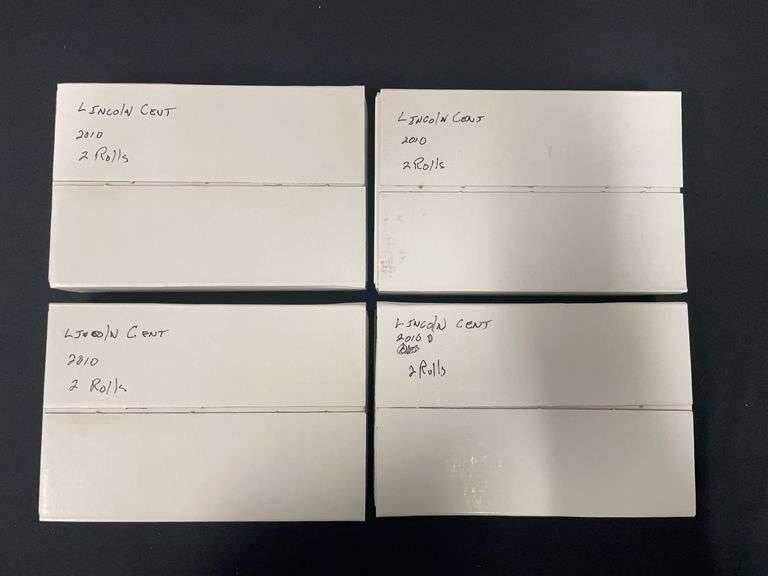 US Mint 2010 Mint State Cents 50c Rolls P-D image