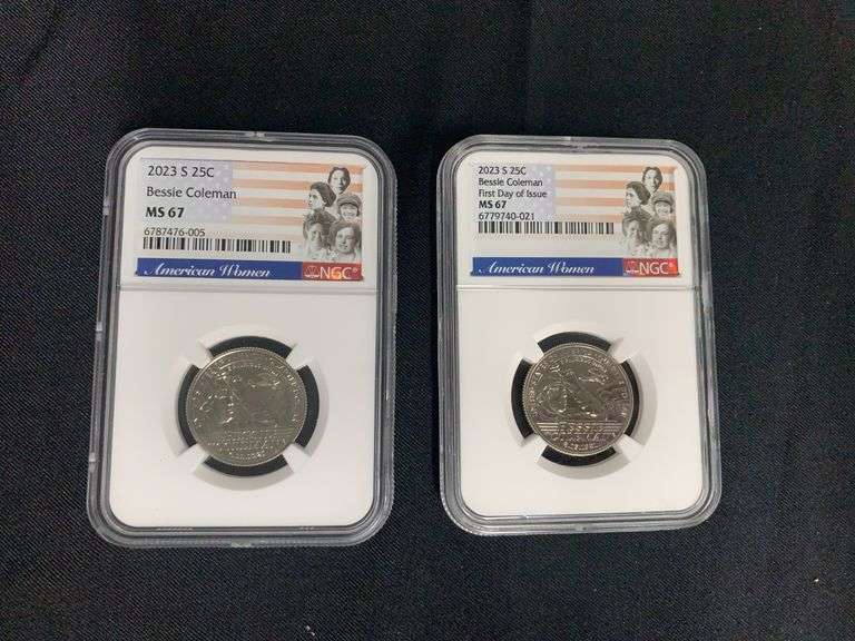 American Women Quarter 2022 Bessie Coleman Coins image