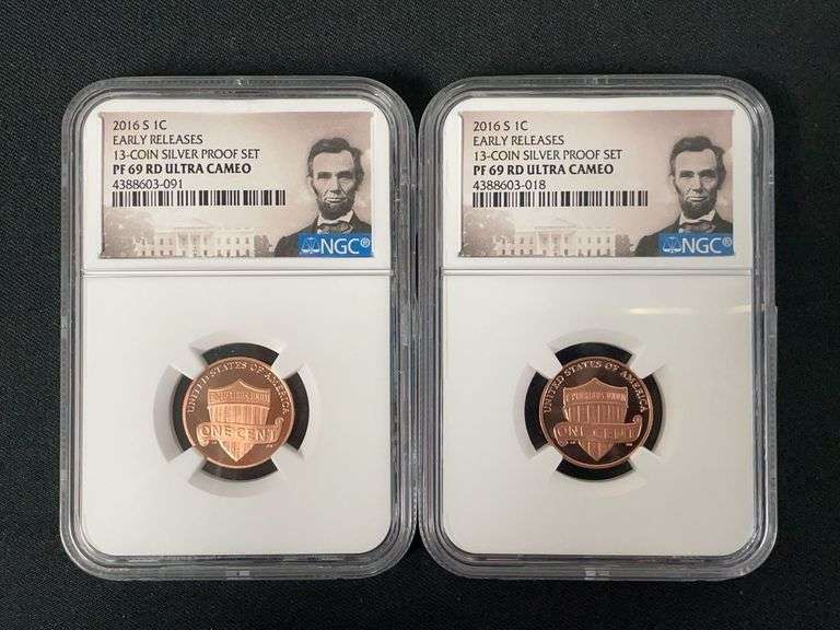 Lincoln Cent Early Release 2016 PF 69 Ultra Cameo NGC Graded image