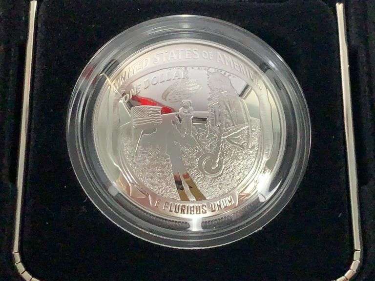 US Mint Silver Dollar 2019 Apollo 11 50th Anniversary image