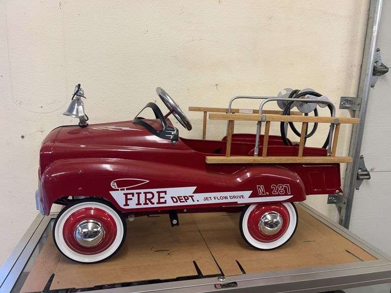 Fire Truck Pedal Car image