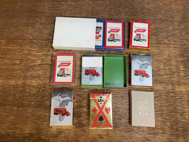 (8) Clairmont Playing Cards image