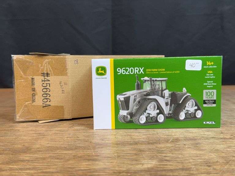 1/64 John Deere 9620RX Silver 100 Year Farm Show NIB Ertl image
