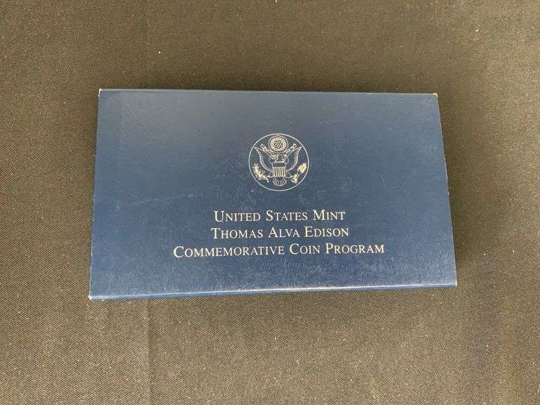 U.S Mint Proof Coin Thomas Alva Edison Commemorative image