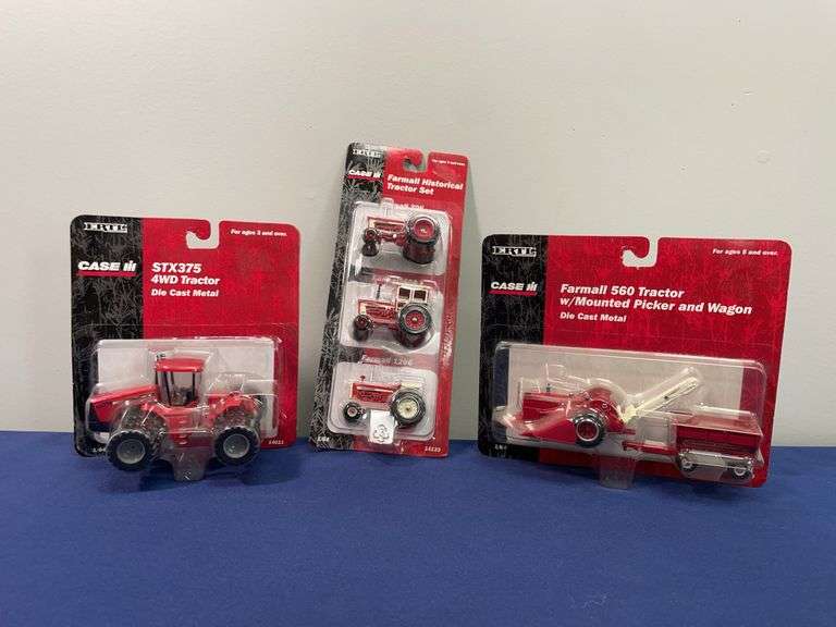 (3) 1/64 IH + Case-IH NIB Ertl image