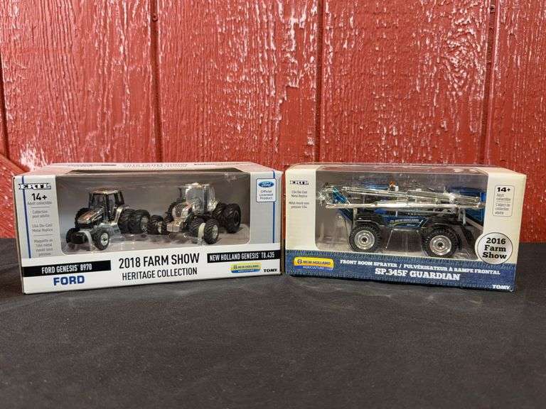 (2) 1/64 New Holland Farm Show Chrome NIB Ertl image