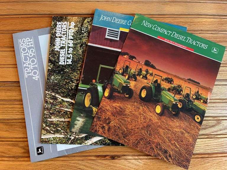 (4) John Deere Tractor Sales Literature image