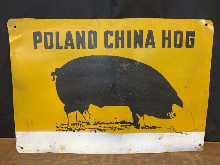 Poland China Hog SST Sign image