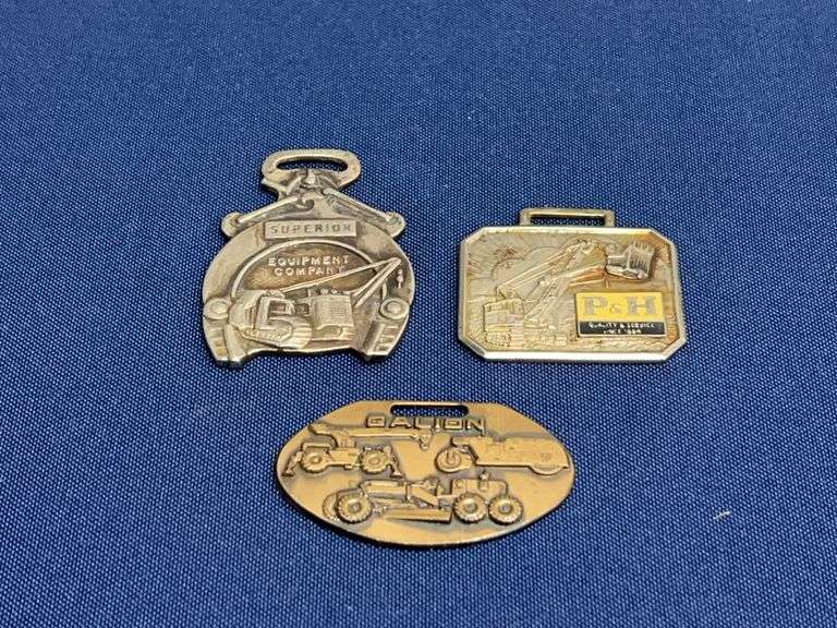 (3) Galion, P&H, Superior Watch Fobs image