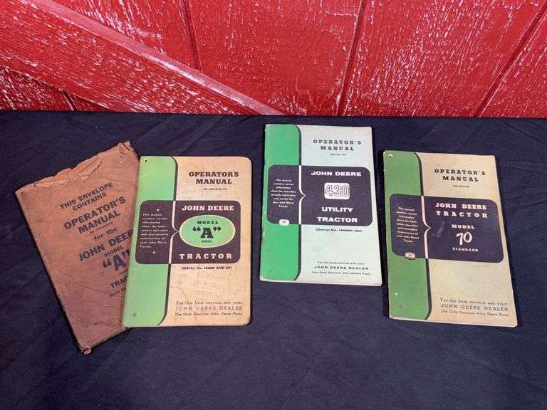 (3) John Deere Tractor Operator's Manuals image