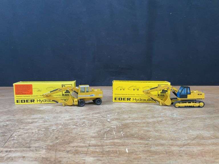 (2) 1/50 Eder Excavators NIB NZG image