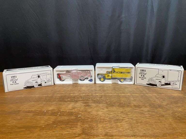 (2) 1/34 Ford Trucks NIB 1st Gear image