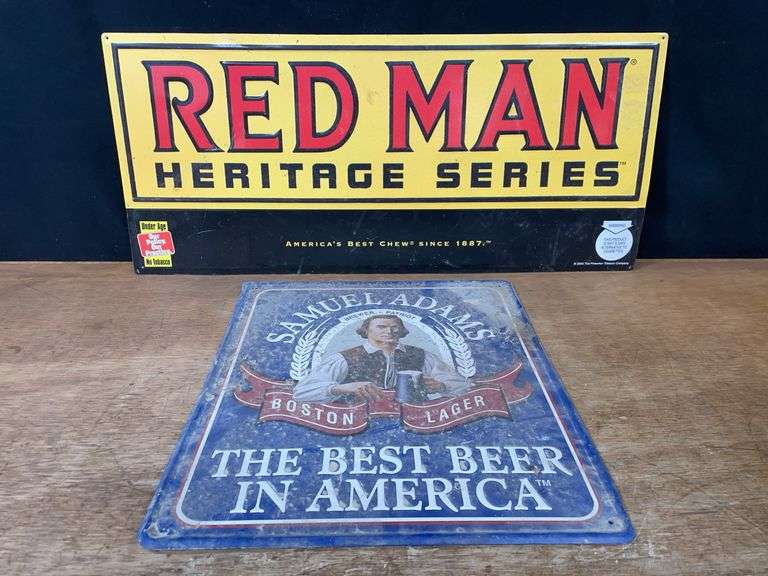 (2) Red Man + Samuel Adams SST Signs image