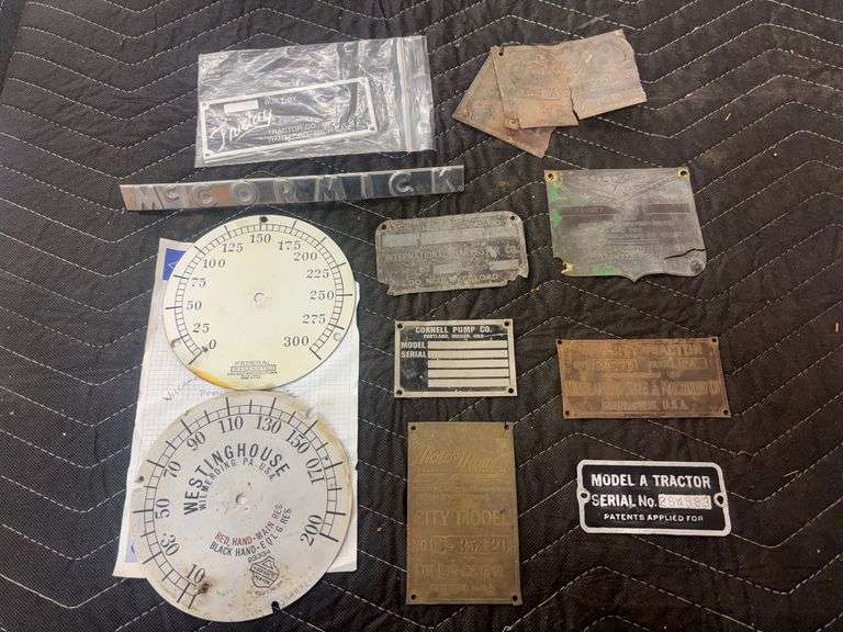 (11) Manufacturer Name Plates image